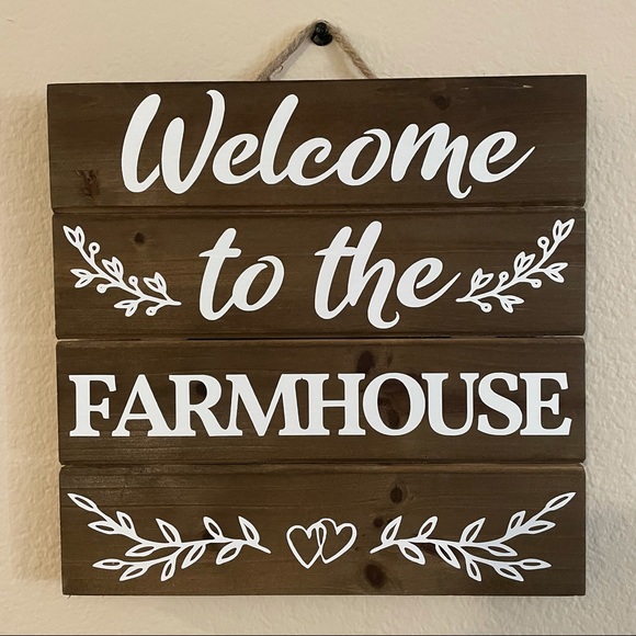 2/$25 Farmhouse Sign Welcome Wall Decor - Picture 1 of 7